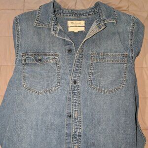 Madewell Denim Button Up Shirt Medium